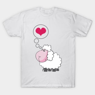 Valentine's Day - Sheep in love T-Shirt